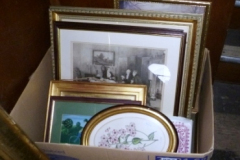 296-Boxed-of-Framed-Prints-and-Books