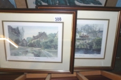 308-2-Framed-Ltd-Ed-Prints-Village-Scenes