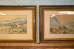 313-Pair-of-Framed-Watercolours-Highland-Cattle-S-Watson