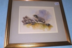 316-Gilt-Framed-Watercolour-Monarch-of-the-Dale-by-T-Logan