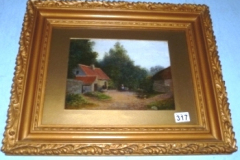 317-Gilt-Framed-Oil-The-Lonely-Woman