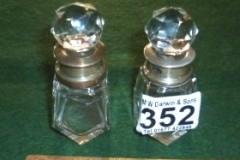 352-2-Silver-Top-Perfume-Bottles