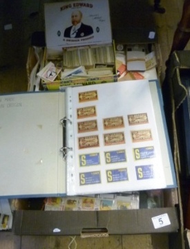 0005-Box-of-Assorted-Matchbox-Covers-etc