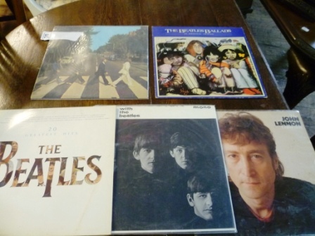 0030-4-Beatles-LPs-inc-Abbey-Road