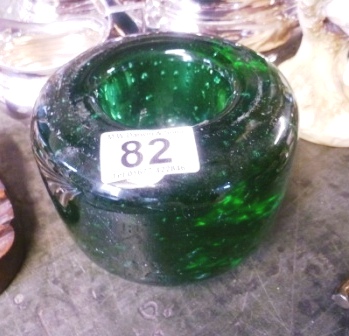 0082-Heavy-Green-Glass-Bowl
