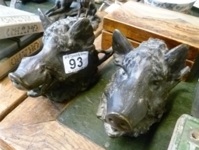0093-Pair-of-Metal-Boar-Head-Door-Knockers