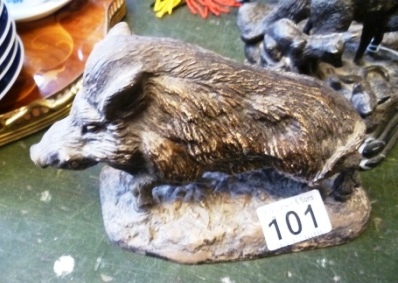 0101-Resin-Wild-Boar-Figure