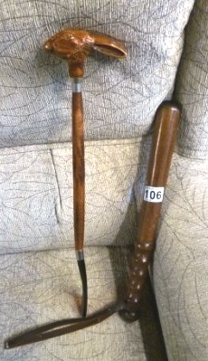 0106-Truncheon-and-Rabbit-Head-Shoe-Horn
