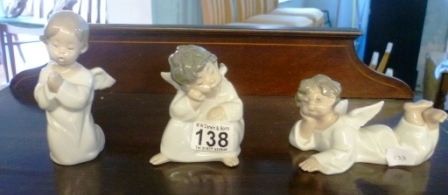 0138-3-Lladro-Angel-Figures