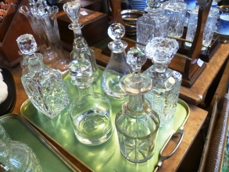 0156-6-Assorted-Glass-Decanters