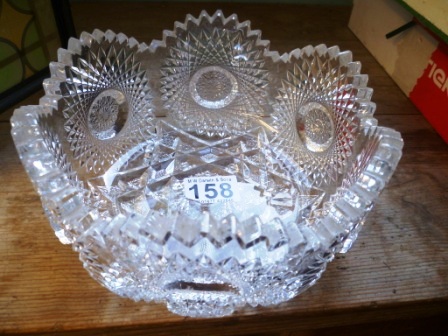 0158-Cut-Glass-Bowl