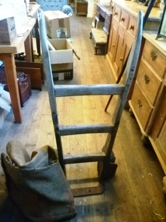 0234-Vintage-Wooden-Sack-Barrow-and-Sacks