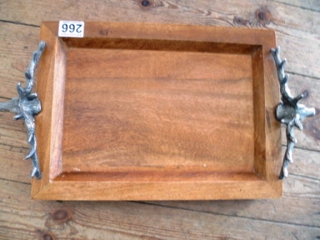 0266-Wooden-Tray-with-Metal-Deer-Head-Handles