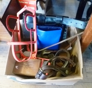 0272-Box-of-Assorted-Horse-Tack-etc