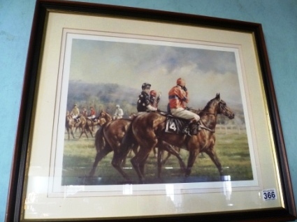 0366-Framed-Horse-Racing-Print