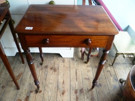 0430-Antique-1-Drawer-Hall-Table