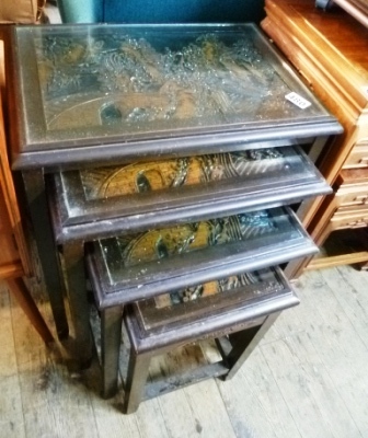0480-Glass-Topped-Nest-of-4-Carved-Tables