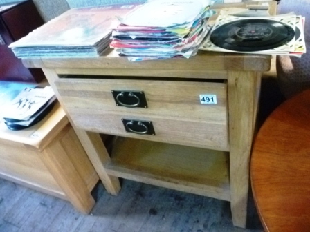 0491-Oak-Hall-Table-with-1-Drawer