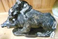 0102-Bronzed-French-Figure-of-Wild-Boar-and-Dog
