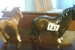 0147-Beswick-Shetland-Pony-and-Beswick-Foal