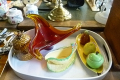 0170-Carltonware-Cruet-Honey-Pot-Glass-Bowl-etc