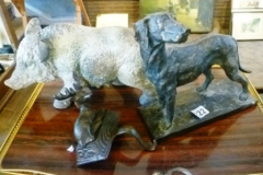 0222-Figures-of-Boar-Dog-and-Deer-Coat-Hook