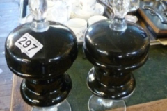 0297-Pair-of-Dark-Glass-Lidded-Containers