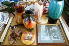 0321-Assorted-Vases-etc-Framed-Notes-etc