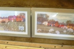 0323-Pair-of-Framed-Village-Prints