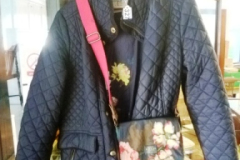 0327-Joules-Quilted-Ladies-Jacket-Size-16-with-Matching-Bag