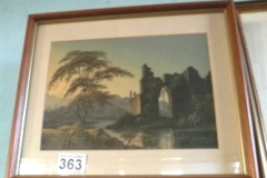0363-Framed-Painting-of-Furness-Abbey-Lancashire