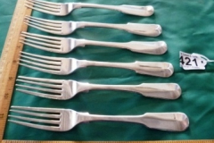 0421-Set-of-6-Georgian-Silver-Forks