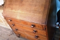 0441-Antique-Oak-4-Drawer-Bureau